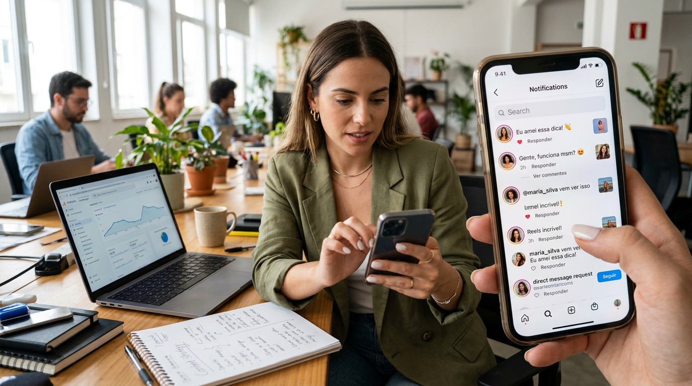 Imagem ilustrativa: Como ganhar 2.000 seguidores no Instagram de forma orgânica? — detalhe complementar