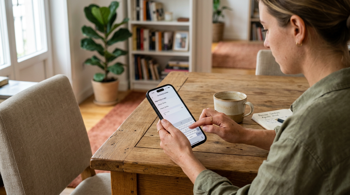 Imagem ilustrativa: Como mudar a senha do Instagram no iPhone em 2026 — detalhe complementar